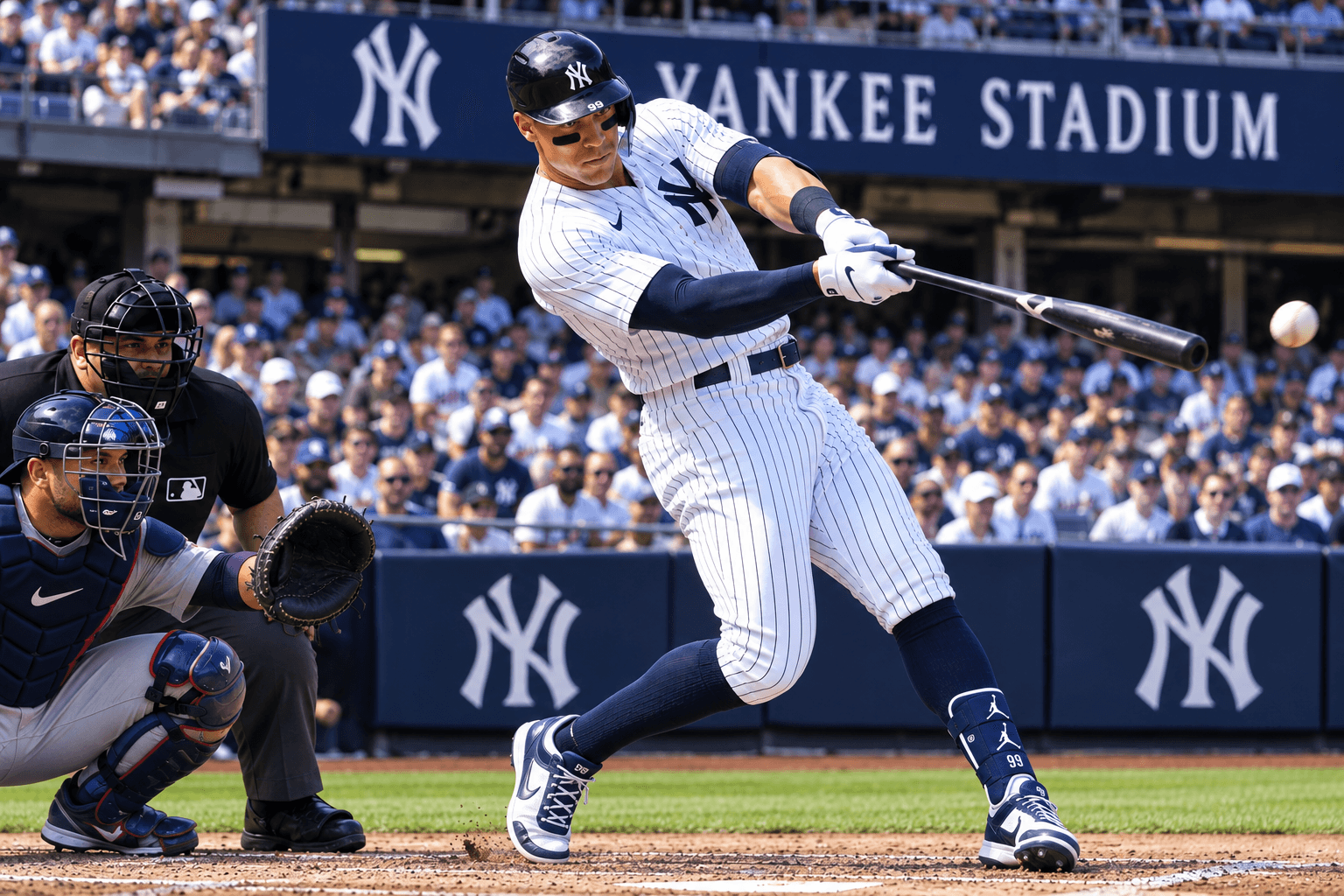 AARON JUDGE WANTS TO PLAY GAME 1… HIS CALF HAS OTHER PLANS