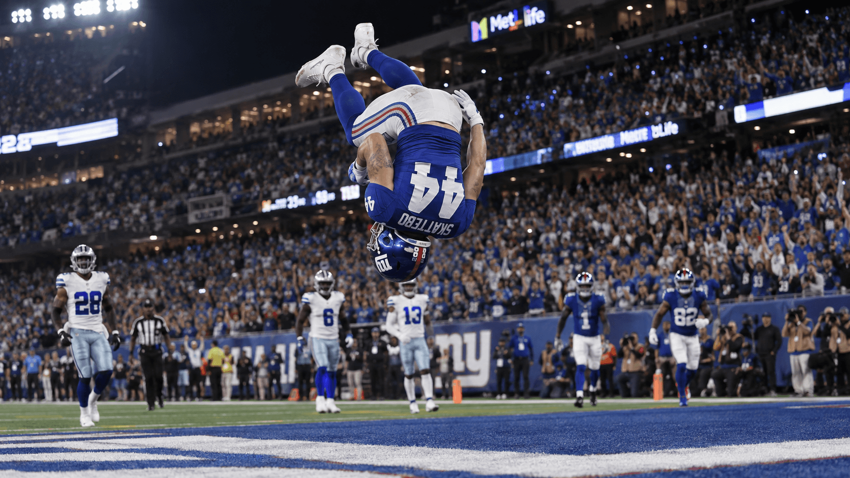 Healthy Cam Skattebo Gives Giants Three Dangerous Backfield Options