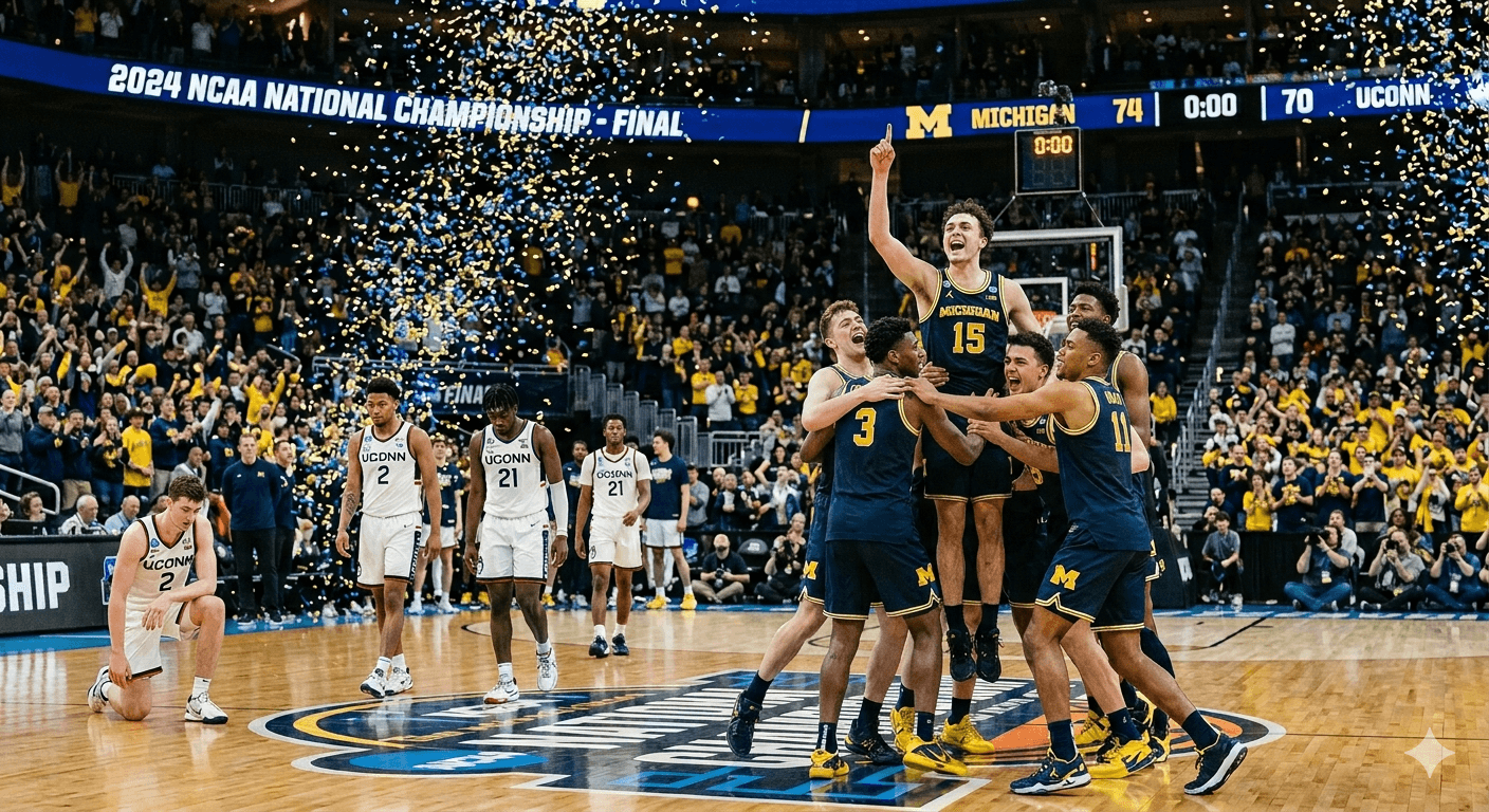  Michigan Wins a Brick-Fest, Hurley’s Three-Peat Dreams Go Clanking Off the Rim