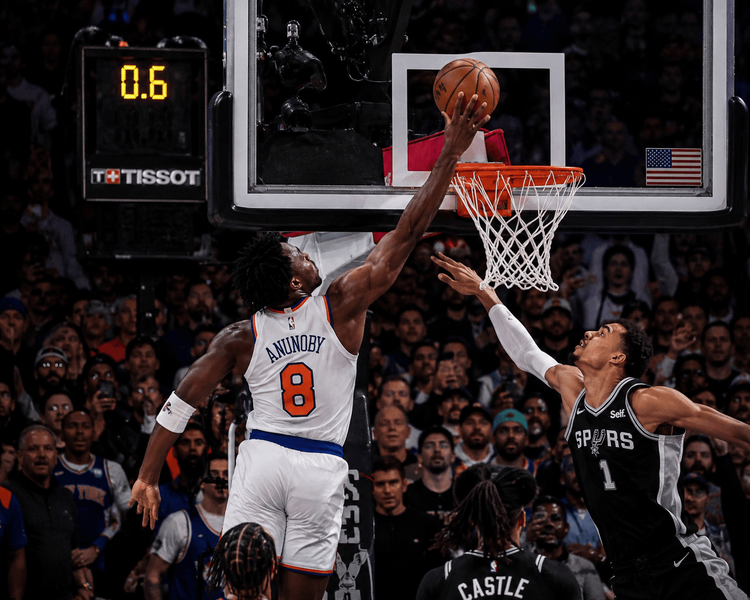 THE KNICKS JUST STOLE A CHAMPIONSHIP GAME FROM THE GRIM REAPER, THE DEVIL, AND VICTOR WEMBANYAMA ALL AT THE SAME TIME