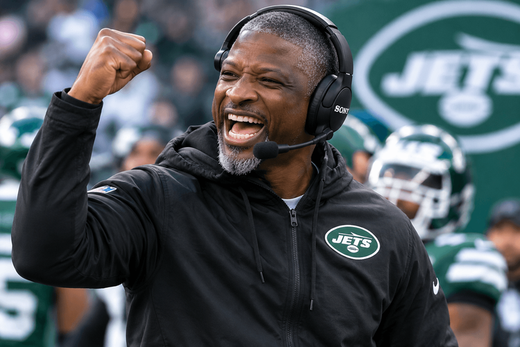 THE JETS ACTUALLY LOOKED LIKE A FOOTBALL TEAM… SOMEBODY CHECK THE TEMPERATURE!
