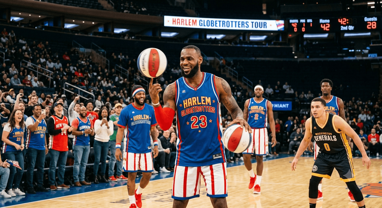 LeBron's "Decision 3.0": At This Point He'd Join the Harlem Globetrotters If Steph Curry Texted Him a Smile Emoji